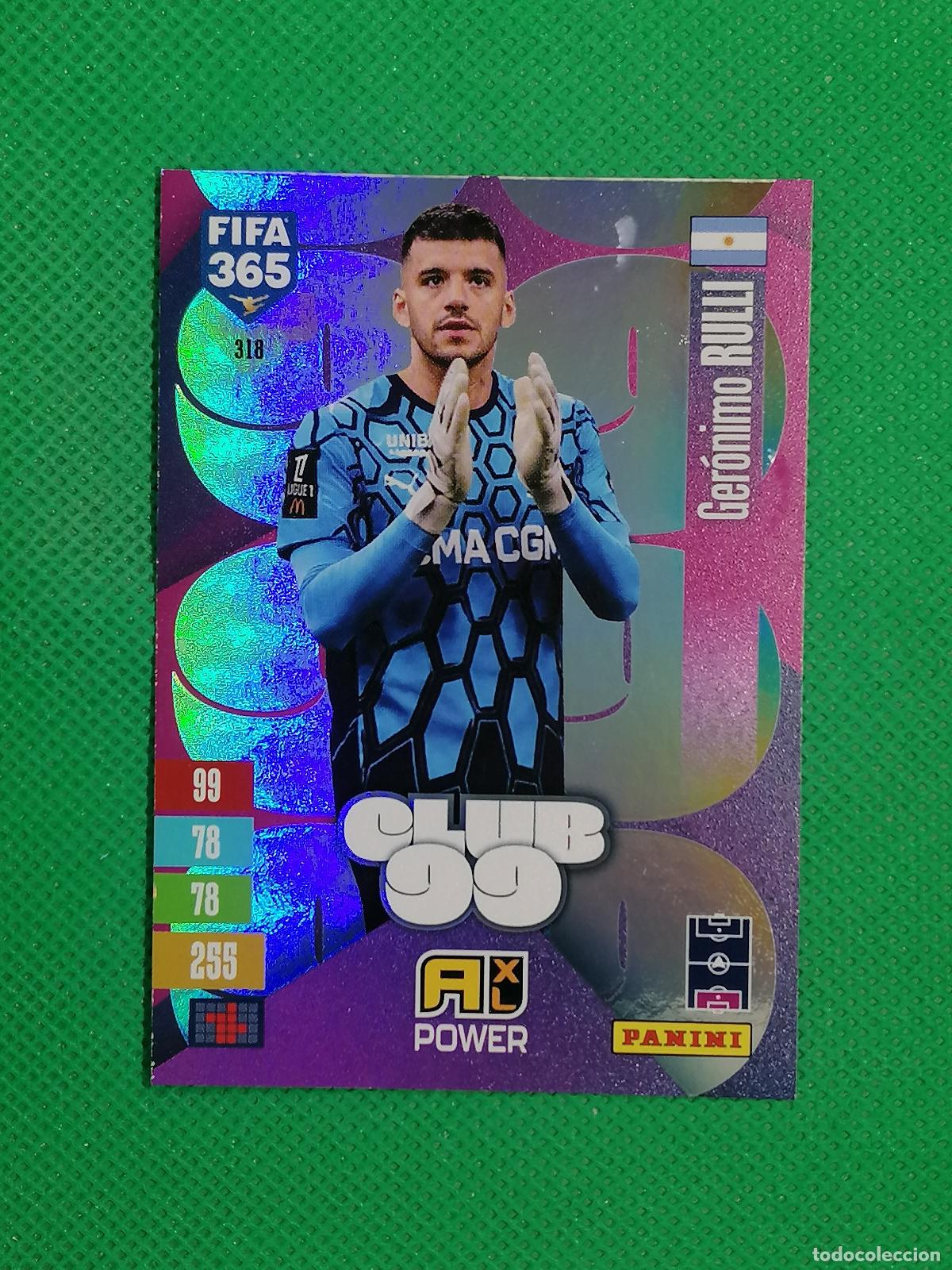 Cromos de f&uacute;tbol: GERONIMO RULLI MARSELLA CLUB 99 POWER ⚽ PANINI ADRENALYN XL FIFA 365 26 27 2026 2027 ⚽