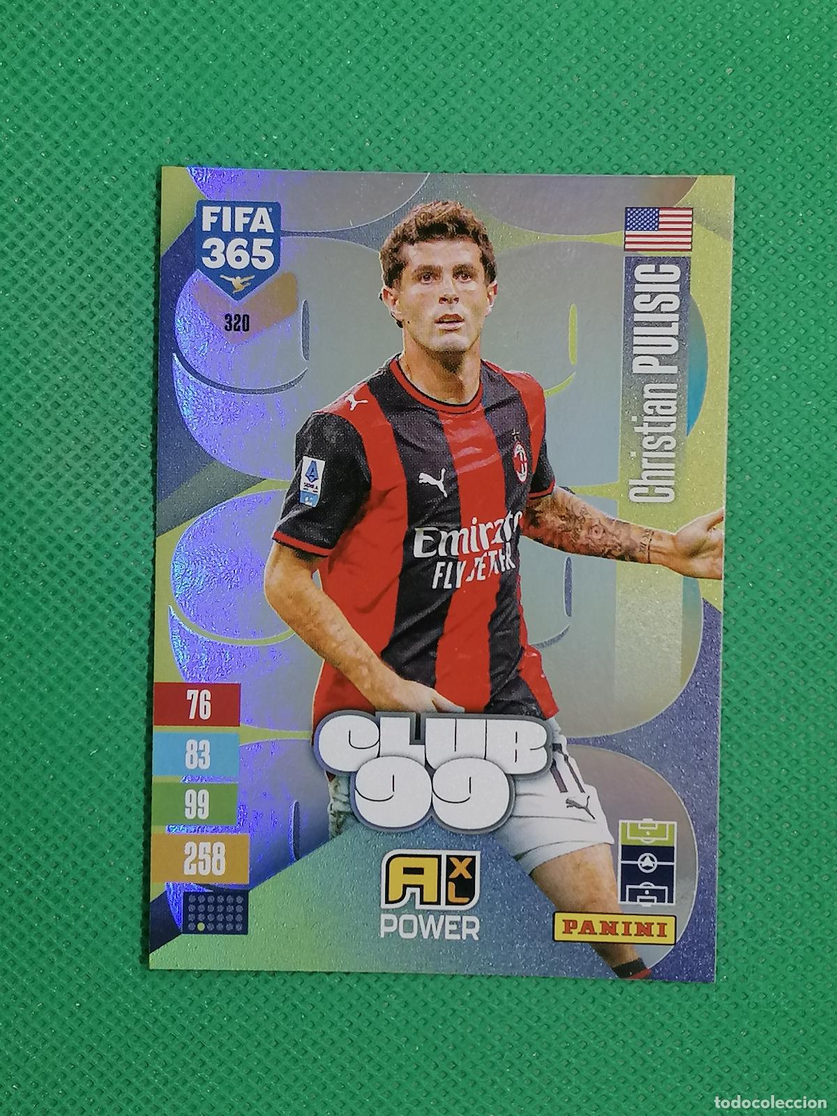 Cromos de f&uacute;tbol: 320 CHRISTIAN PULISIC INTER MILAN CLUB 99 POWER ⚽ PANINI ADRENALYN XL FIFA 365 26 27 2026 2027 ⚽
