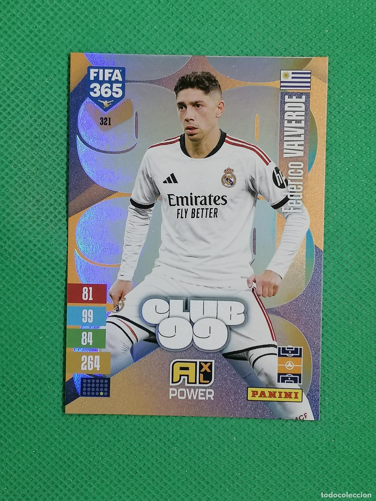 Cromos de f&uacute;tbol: 321 FEDERICO VALVERDE REAL MADRID CLUB 99 POWER ⚽ PANINI ADRENALYN XL FIFA 365 26 27 2026 2027 ⚽