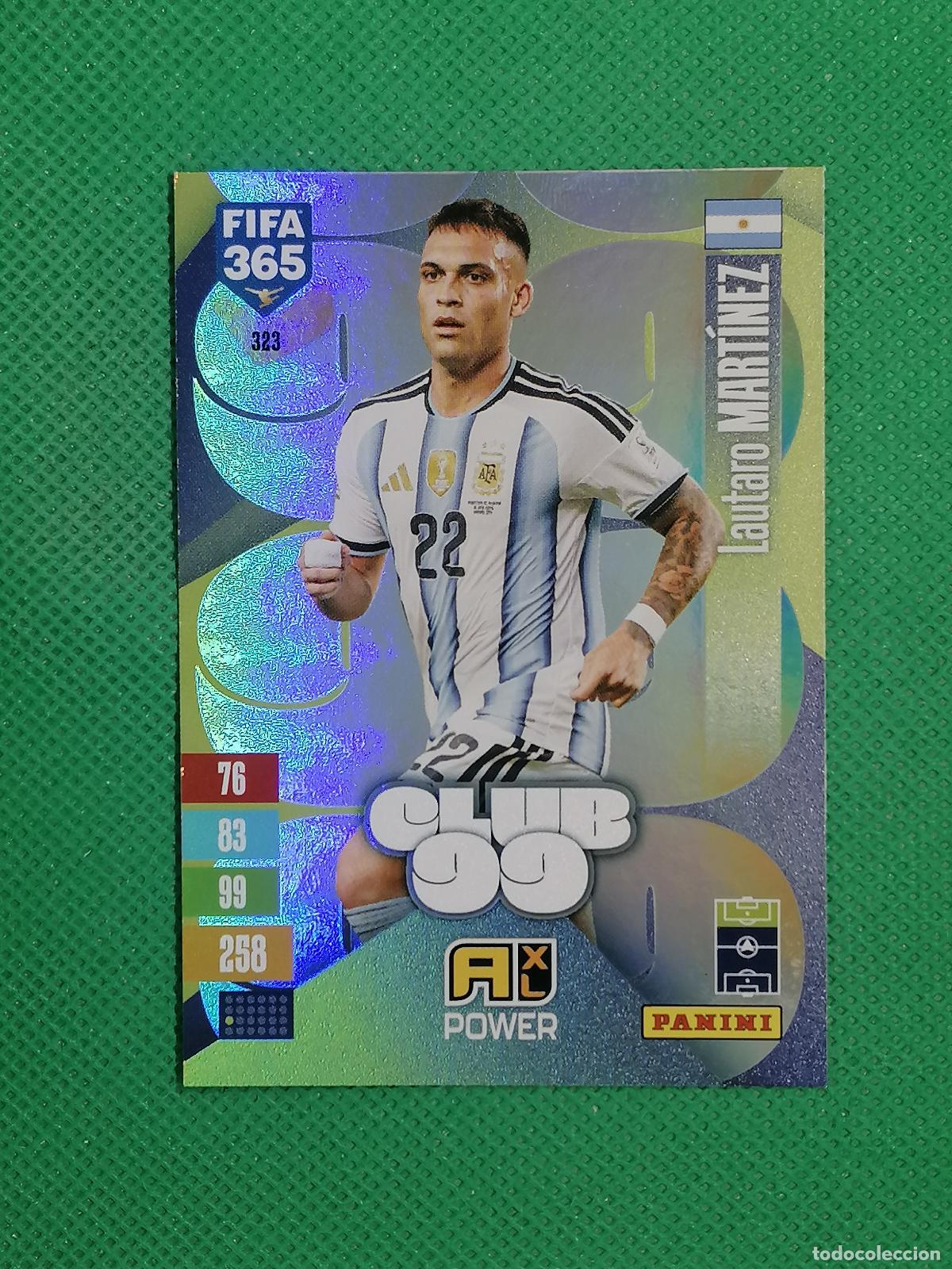 Cromos de f&uacute;tbol: 323 LAUTARO MARTINEZ ARGENTINA CLUB 99 POWER ⚽ PANINI ADRENALYN XL FIFA 365 26 27 2026 2027 ⚽