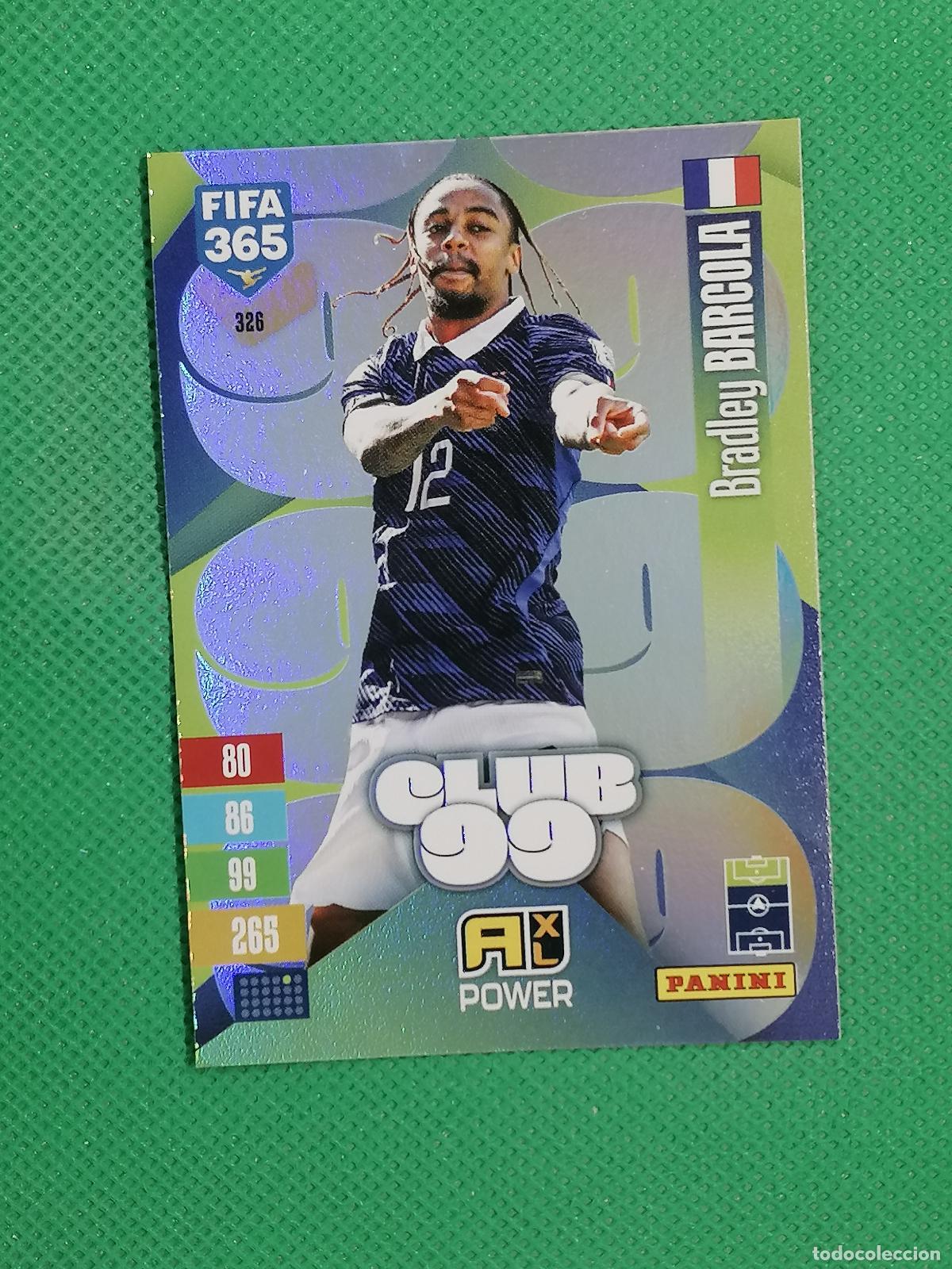 Cromos de f&uacute;tbol: 326 BRADLEY BARCOLA FRANCIA CLUB 99 POWER ⚽ PANINI ADRENALYN XL FIFA 365 26 27 2026 2027 ⚽