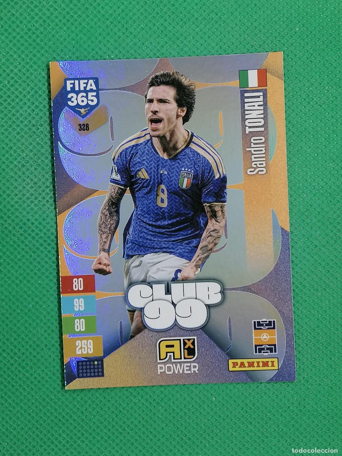 Cromos de f&uacute;tbol: 328 SANDRO TONALI ITALIA CLUB 99 POWER ⚽ PANINI ADRENALYN XL FIFA 365 26 27 2026 2027 ⚽