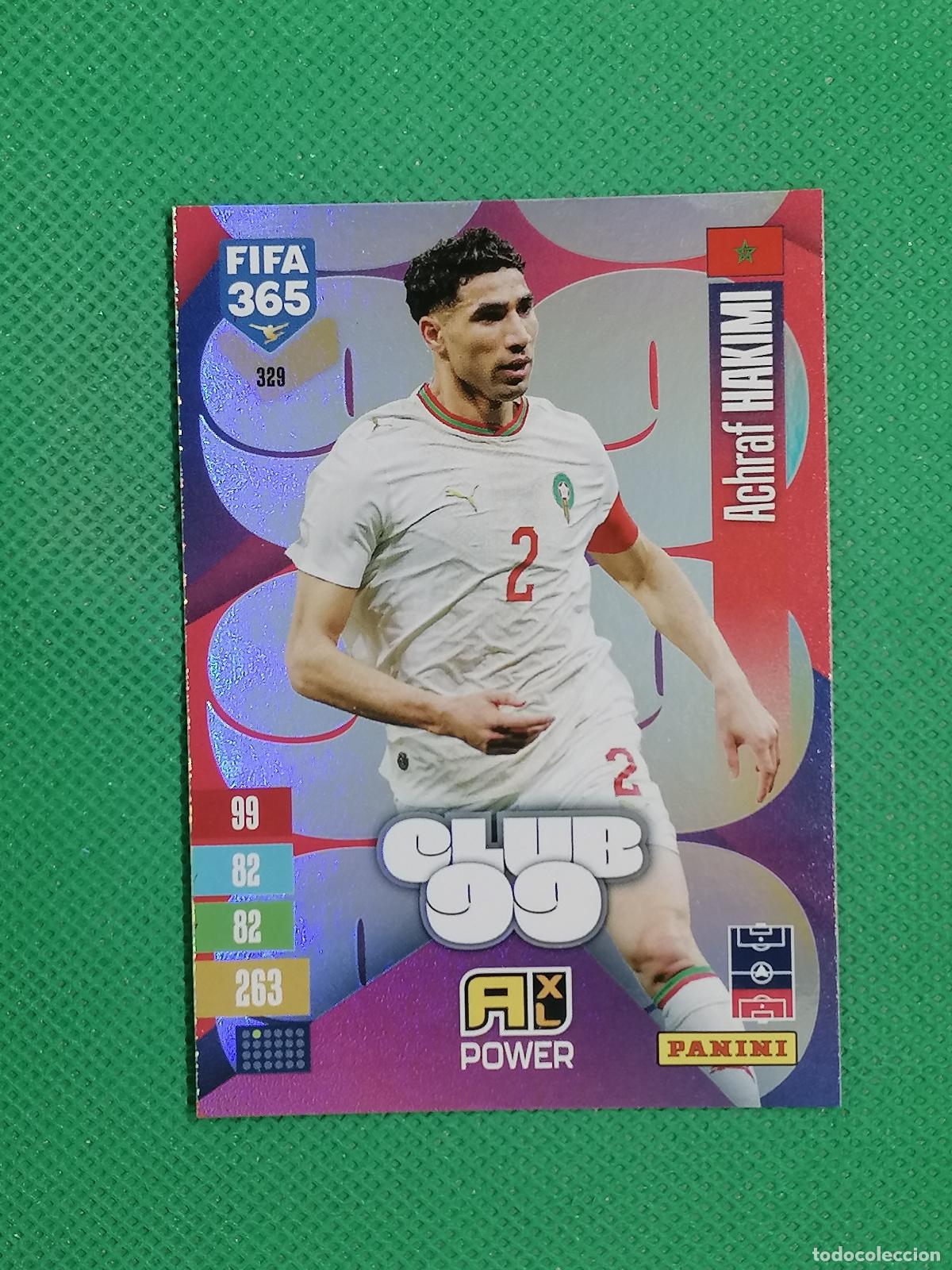 Cromos de f&uacute;tbol: 329 AHCHRAF HAKIMI MARRUECOS CLUB 99 POWER ⚽ PANINI ADRENALYN XL FIFA 365 26 27 2026 2027 ⚽