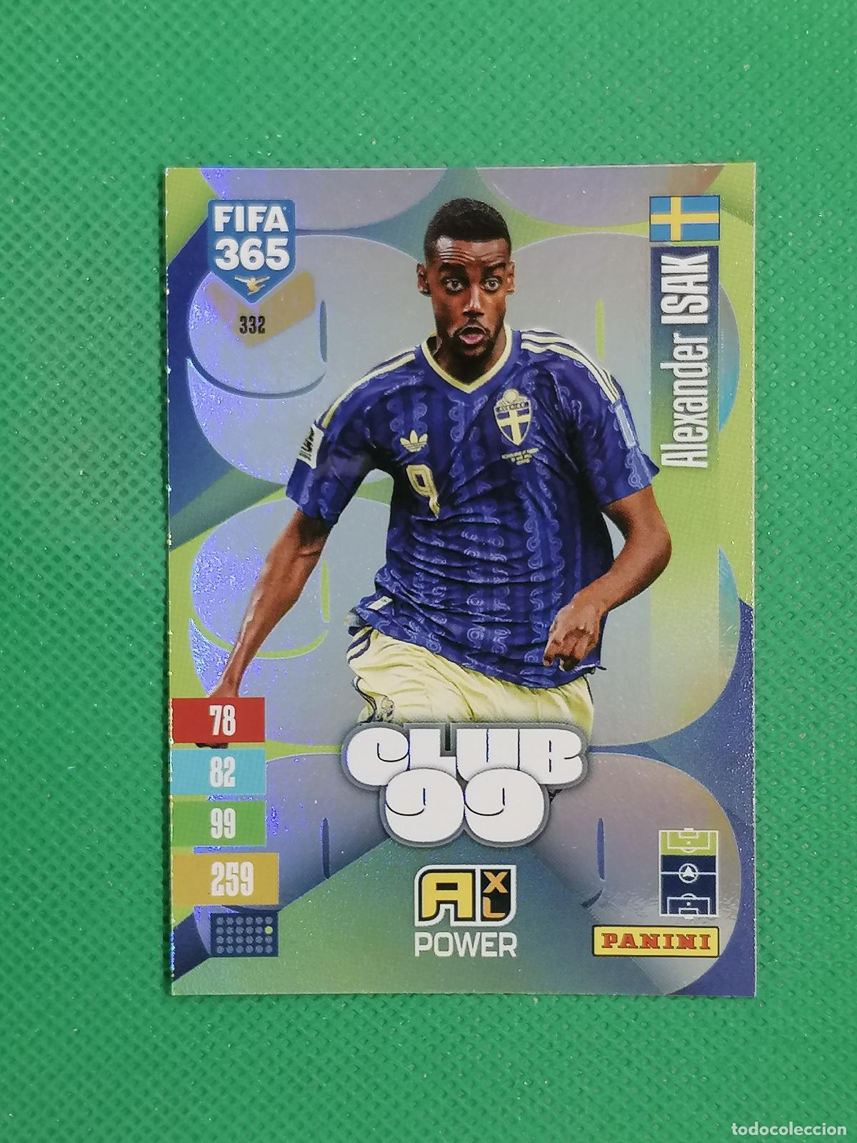 Cromos de f&uacute;tbol: 332 ALEXANDER ISAK SUECIA CLUB 99 POWER ⚽ PANINI ADRENALYN XL FIFA 365 26 27 2026 2027 ⚽