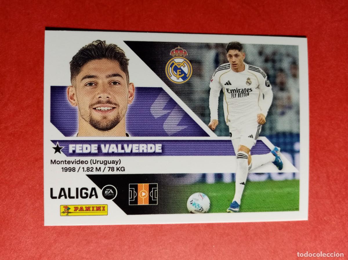 Cromos de f&uacute;tbol: N&ordm; 12 FEDE VALVERDE, REAL MADRID, LIGA ESTE 2026 2027 26 27 PANINI