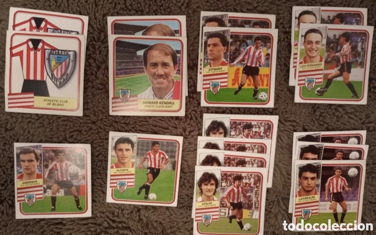 Cromos de f&uacute;tbol: Lote 45 cromos Ed. Este 89 90 SIN PEGAR