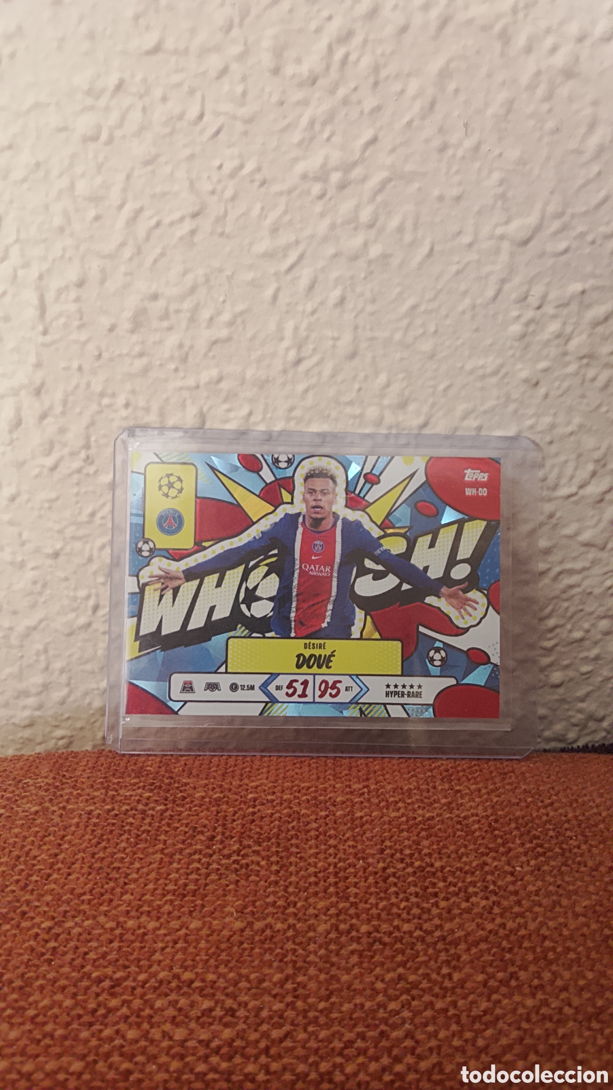 Cromos de f&uacute;tbol: Doue PSG whoosh WH-00 hyperrare match attax 26/27 2026 2027