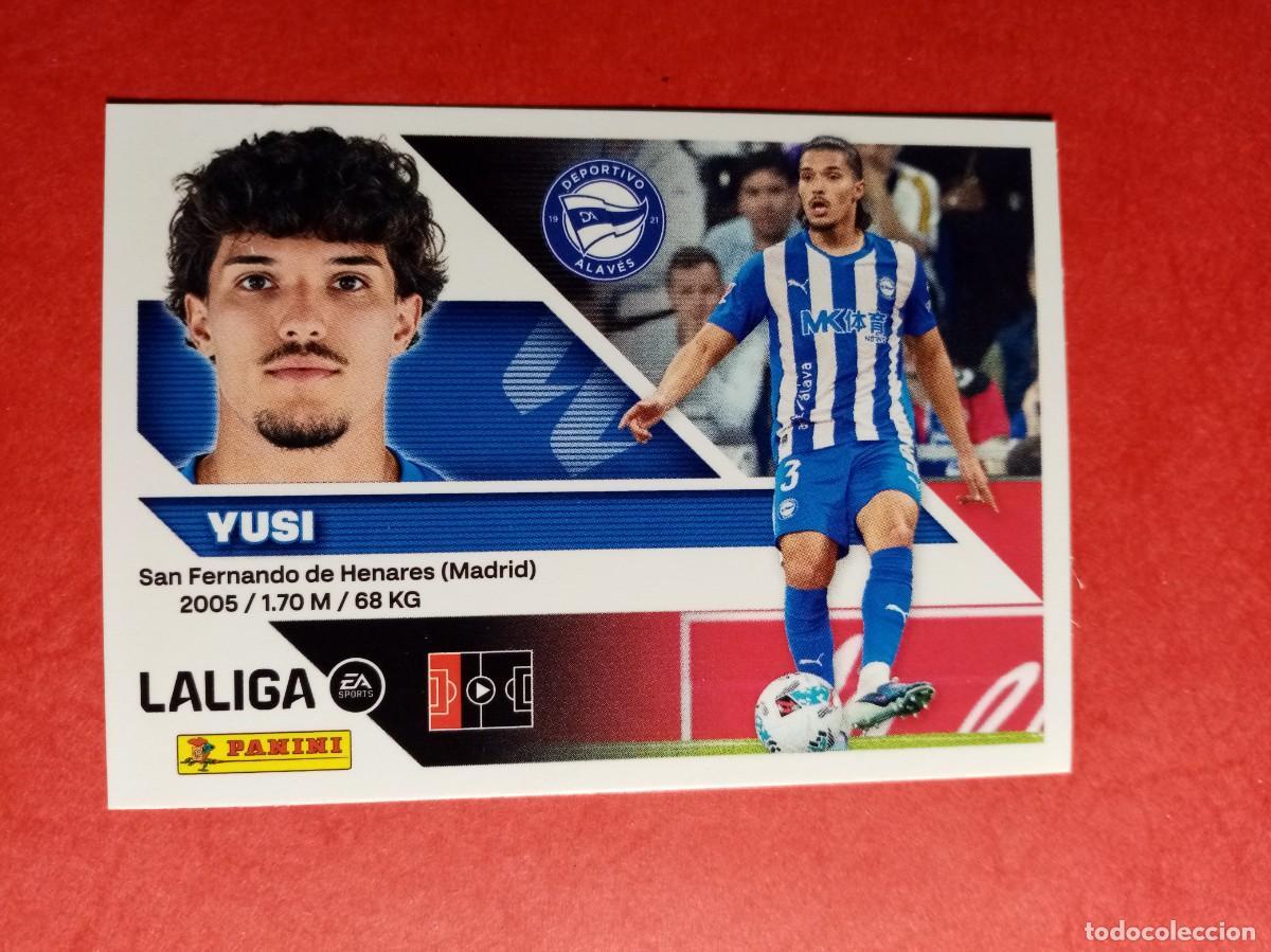 Cromos de f&uacute;tbol: N&ordm; 9 YUSI, D ALAVES, LIGA ESTE 2026 2027 26 27 PANINI