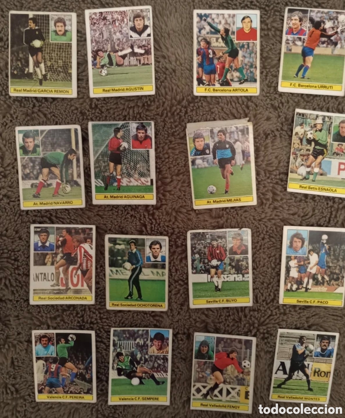 Cromos de f&uacute;tbol: Lote 31 Cromos Ed. Este 81 82 DESPEGADOS