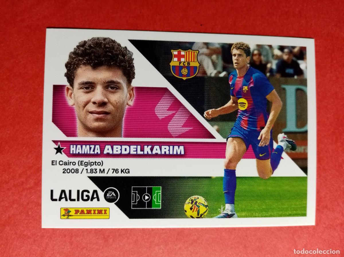 Cromos de f&uacute;tbol: N&ordm; 18 BIS 18BIS, HAMZA ABDELKARIM, COLOCA, FC BARCELONA, LIGA ESTE 2026 2027 26 27 PANINI