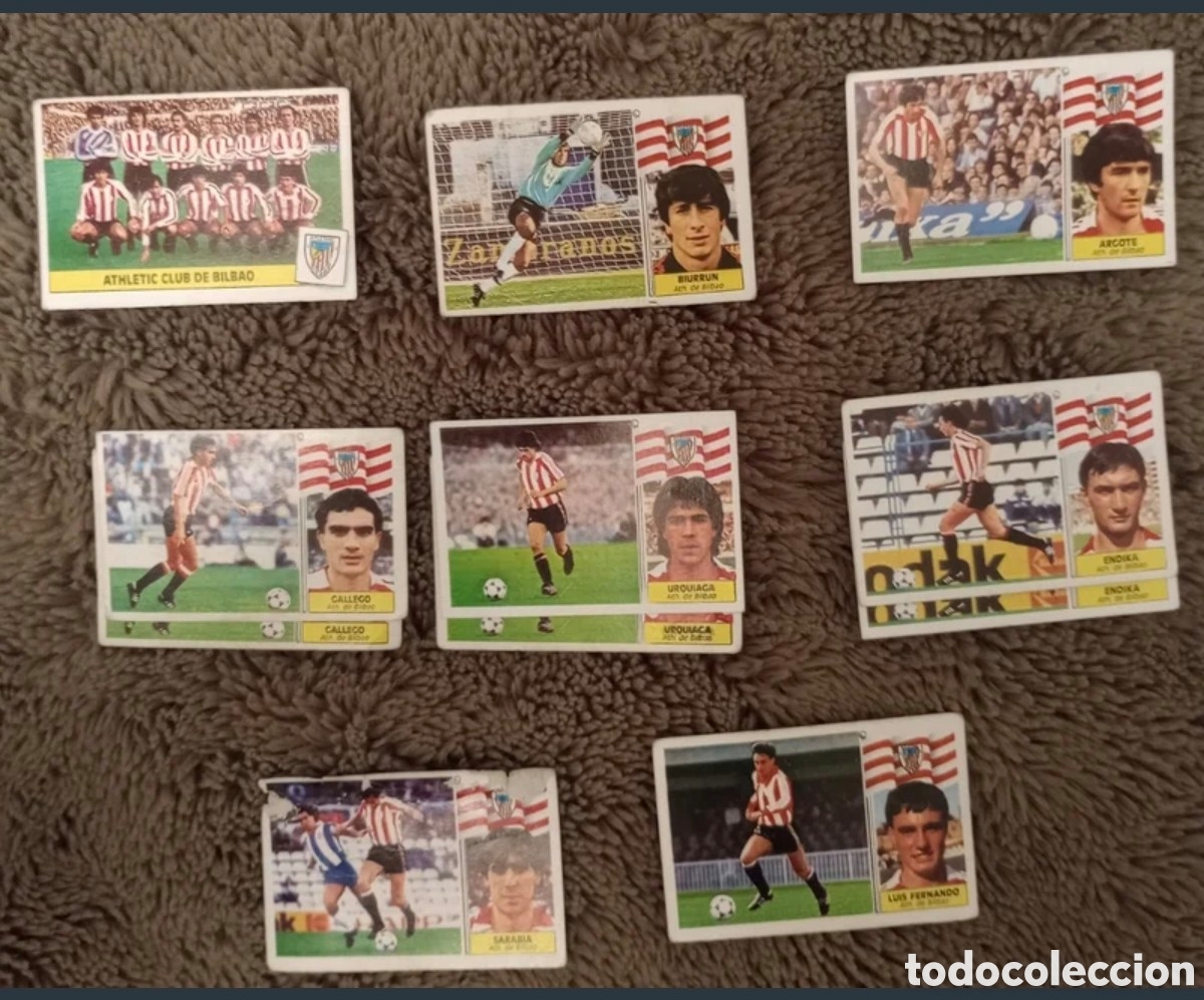 Cromos de f&uacute;tbol: Lote 45 cromos Ed.Este 86 87 Sin Pegar y Despegados