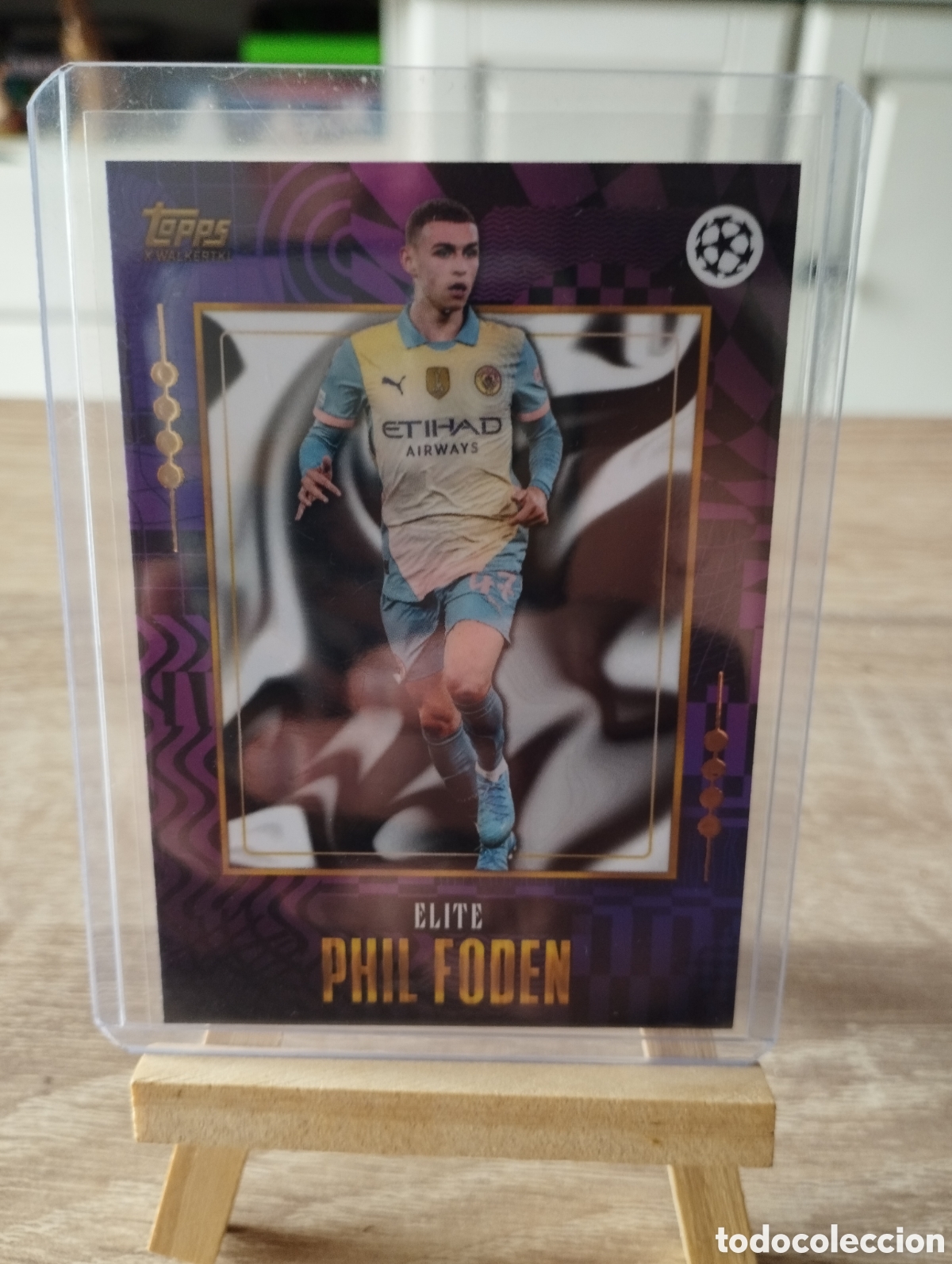 Cromos de f&uacute;tbol: Carta Phil Foden City Topps UCL
