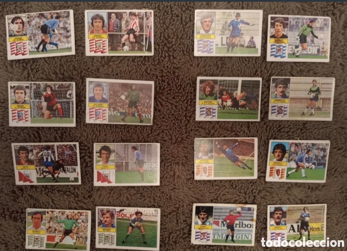 Cromos de f&uacute;tbol: Lote 40 cromos Ed. Este 82 82 Despegados