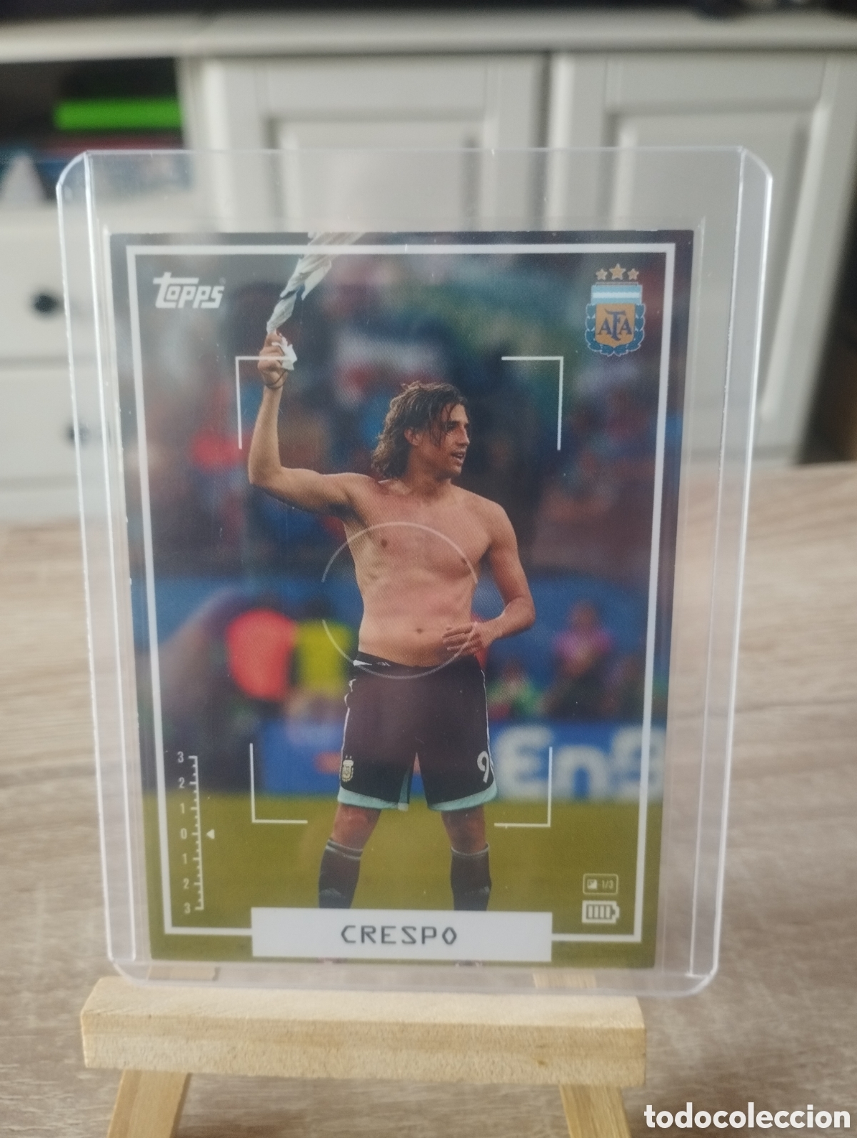Cromos de f&uacute;tbol: Carta Topps Focus Hern&aacute;n Crespo Argentina
