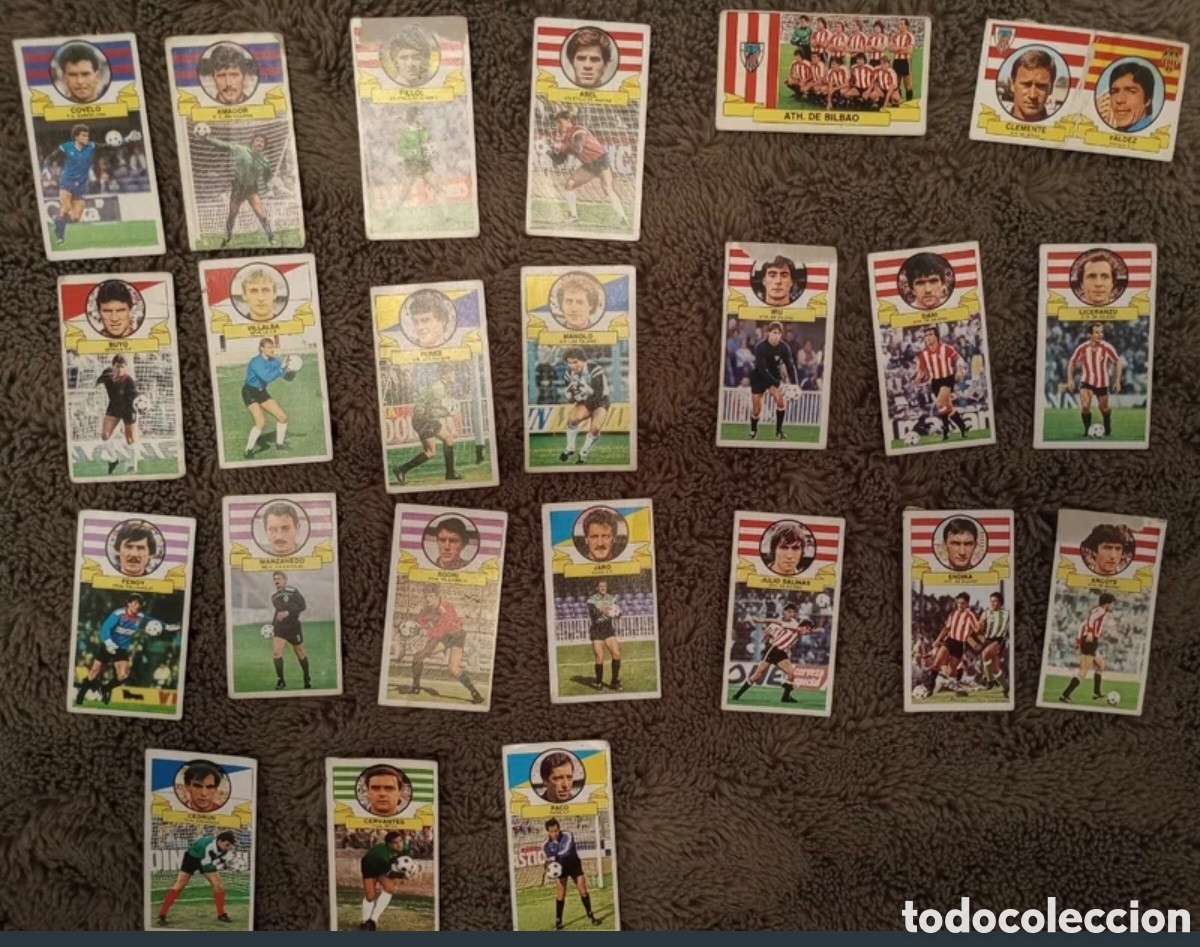 Cromos de f&uacute;tbol: Lote 55 cromos Variados del 83 al 89 - Foto 3