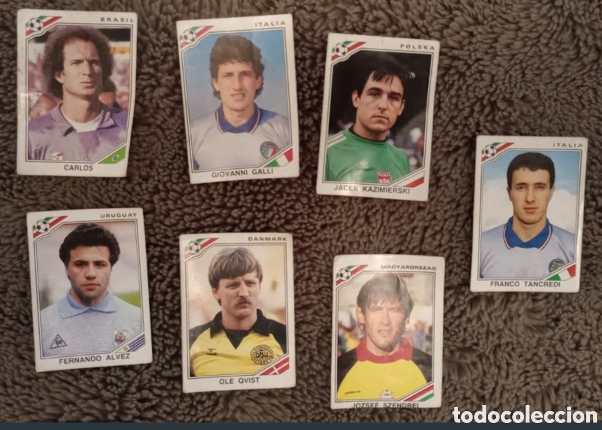 Cromos de f&uacute;tbol: Lote 55 cromos Variados del 83 al 89 - Foto 6