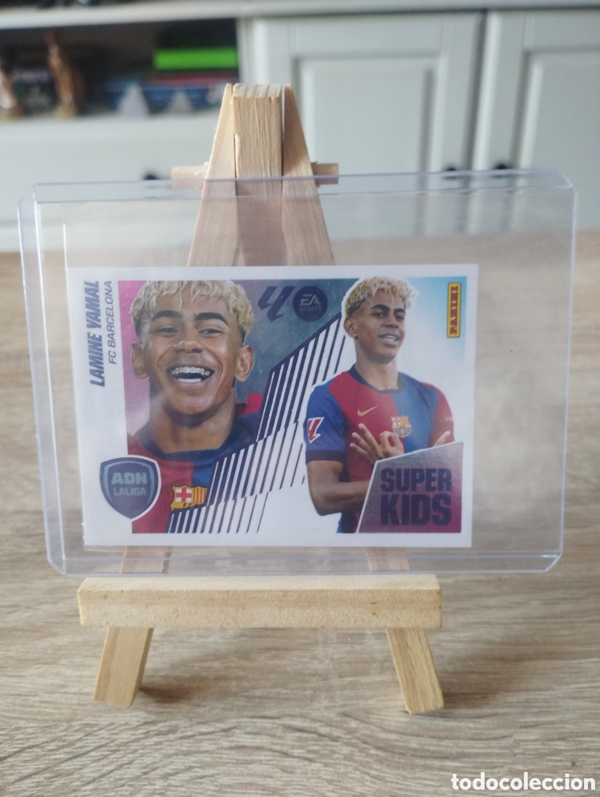 Cromos de f&uacute;tbol: Cromo Liga Este Lamine Yamal Super Kids