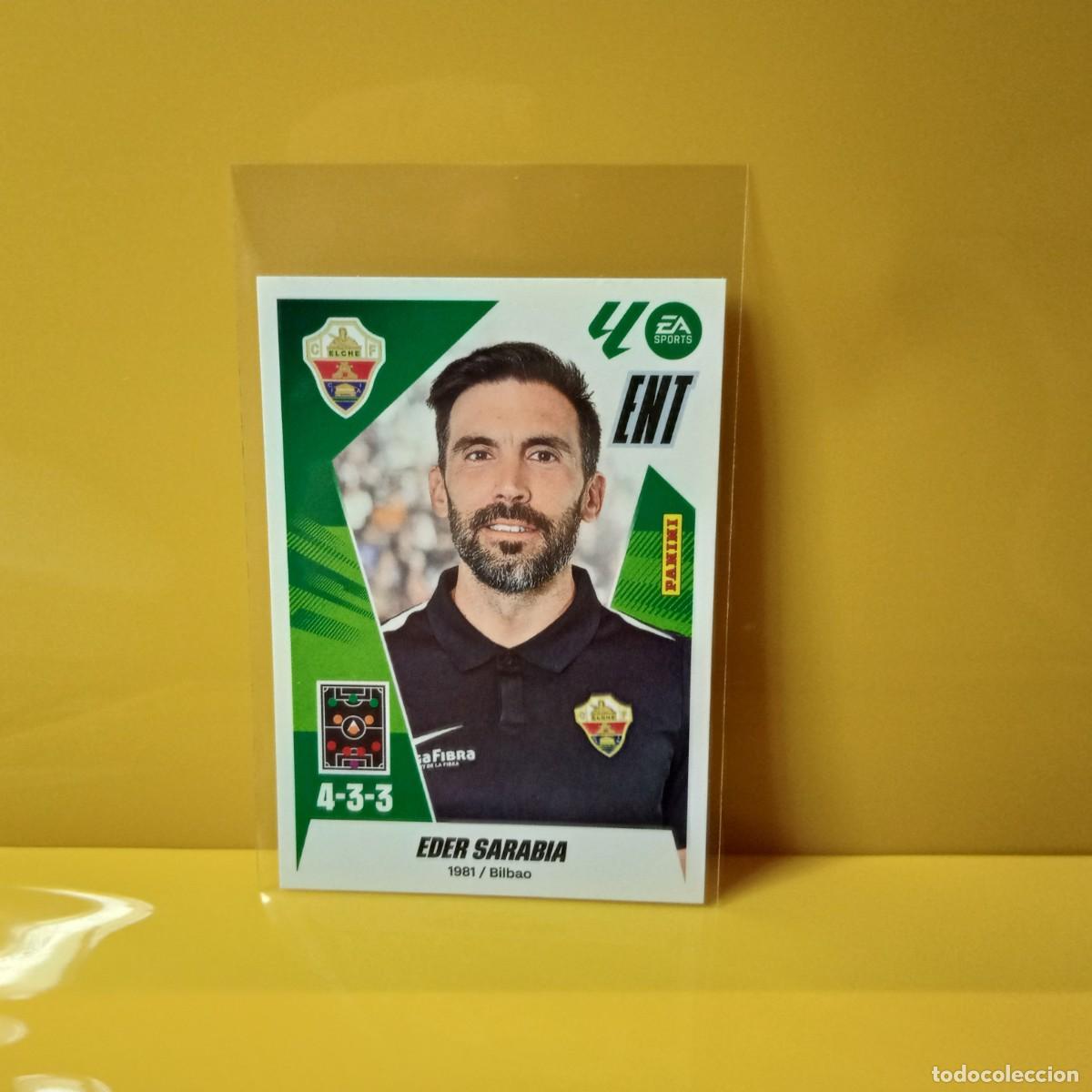 Cromos de f&uacute;tbol: EDICIONES ESTE 2025 2026 25 26 ELCHE C.F EDER SARABIA 2