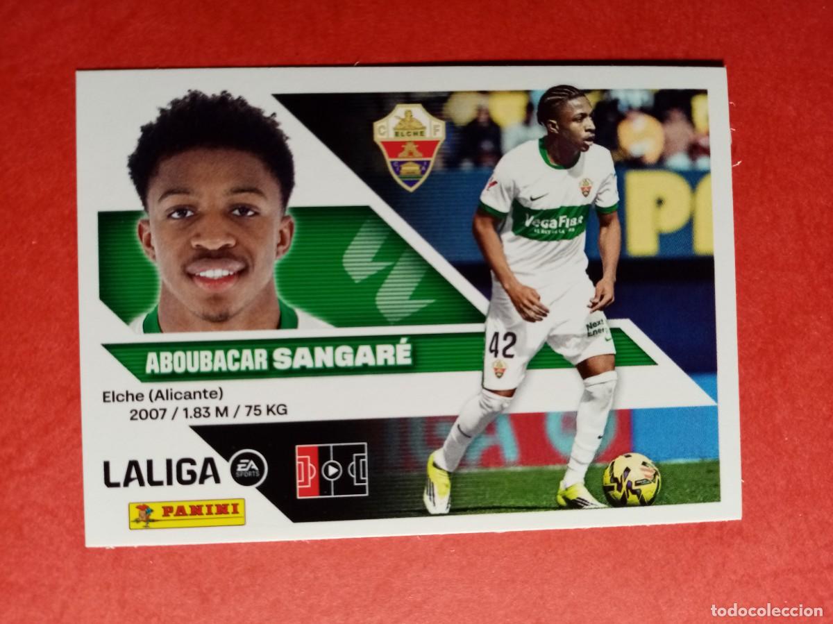 Cromos de f&uacute;tbol: N&ordm; 9 B 9B ABOUBACAR SANGARE, ELCHE CF, LIGA ESTE 2026 2027 26 27 PANINI
