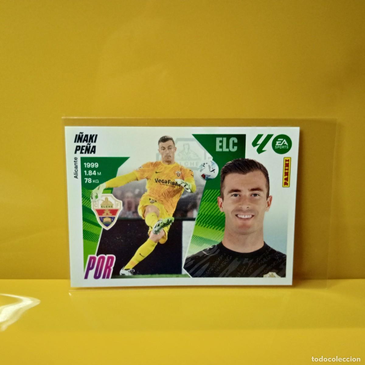 Cromos de f&uacute;tbol: EDICIONES ESTE 2025 2026 25 26 ELCHE C.F I&Ntilde;AKI PE&Ntilde;A 4 BIS