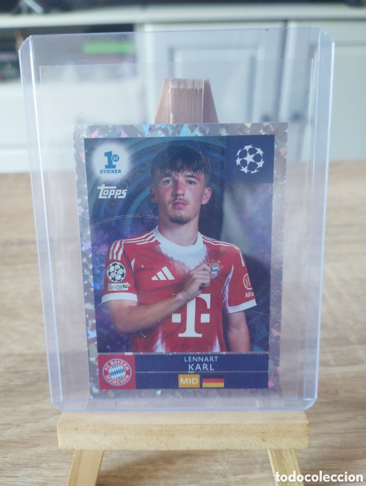Cromos de f&uacute;tbol: 1st Sticker Lennart Karl Bayern Munich