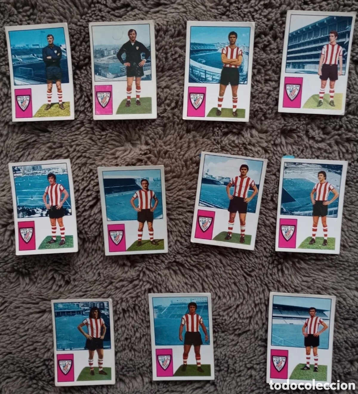 Cromos de f&uacute;tbol: Lote 32 cromos Ed. Fher 74 75 Despegados