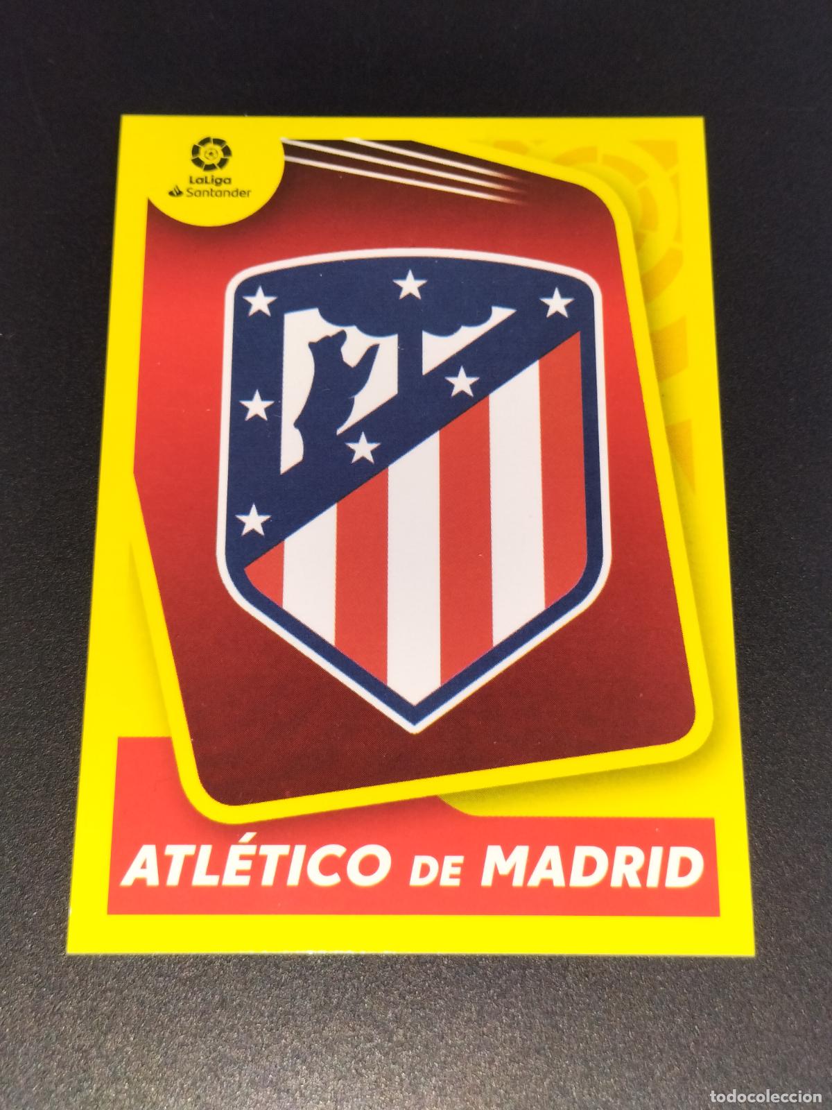 Cromos de f&uacute;tbol: N&ordm; 1 ESCUDO LOGO AT MADRID CROMOS LALIGA SANTANDER ESTE LIGA FUTBOL 2021 2022 21 22 PANINI