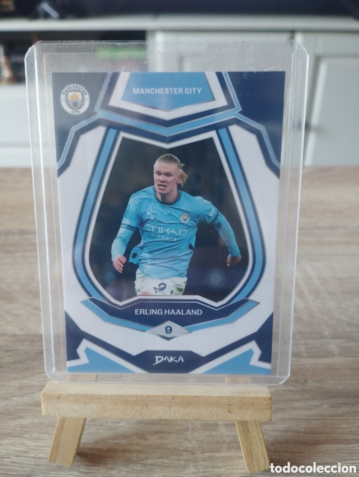 Cromos de f&uacute;tbol: Carta Erling Haaland con el Manchester City