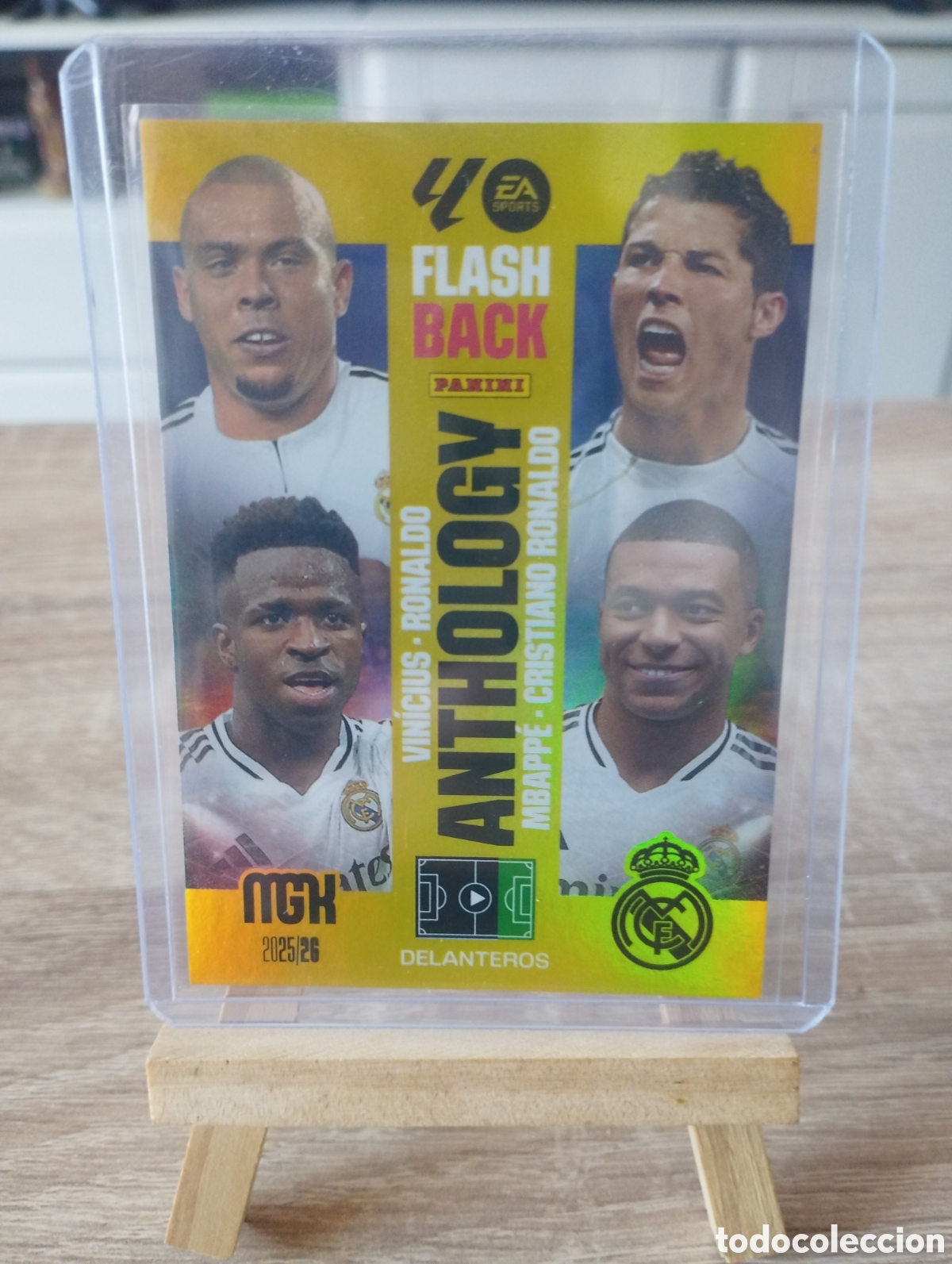 Cromos de f&uacute;tbol: Carta Flashback Anthology Megacracks 25/26 Madrid