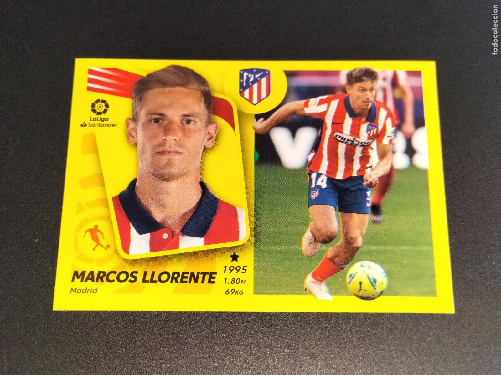 Cromos de f&uacute;tbol: N&ordm; 18 MARCOS LLORENTE AT MADRID CROMOS LALIGA SANTANDER ESTE LIGA FUTBOL 2021 2022 21 22 PANINI