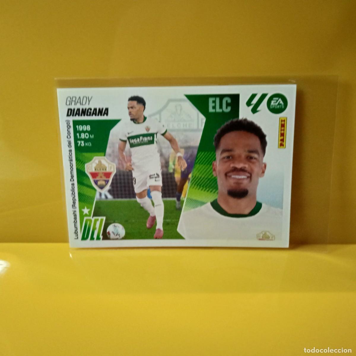 Cromos de f&uacute;tbol: EDICIONES ESTE 2025 2026 25 26 ELCHE C.F DIANGANA 20 BIS (4&ordf; EDICI&Oacute;N)