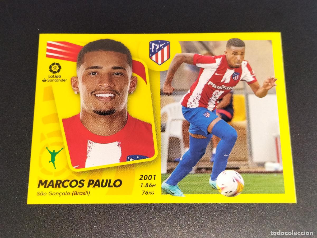 Cromos de f&uacute;tbol: FICHAJE 17 MARCOS PAULO AT MADRID CROMOS LALIGA SANTANDER ESTE LIGA FUTBOL 2021 2022 21 22 PANINI