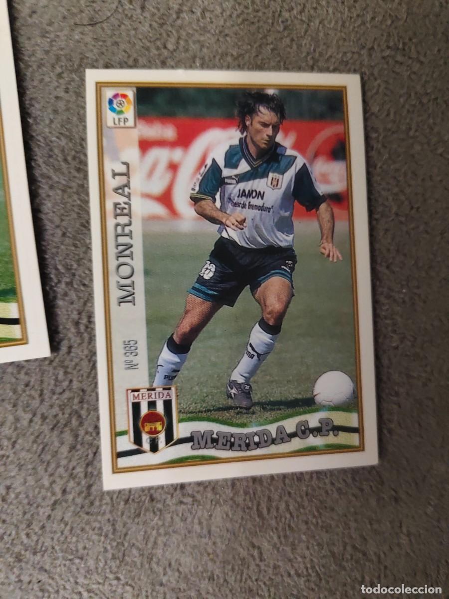 Cromos de f&uacute;tbol: 365. MONREAL C.P. M&Eacute;RIDA MUNDICROMO FICHAS 97 98 LIGA 1997 1998 CARD ABB