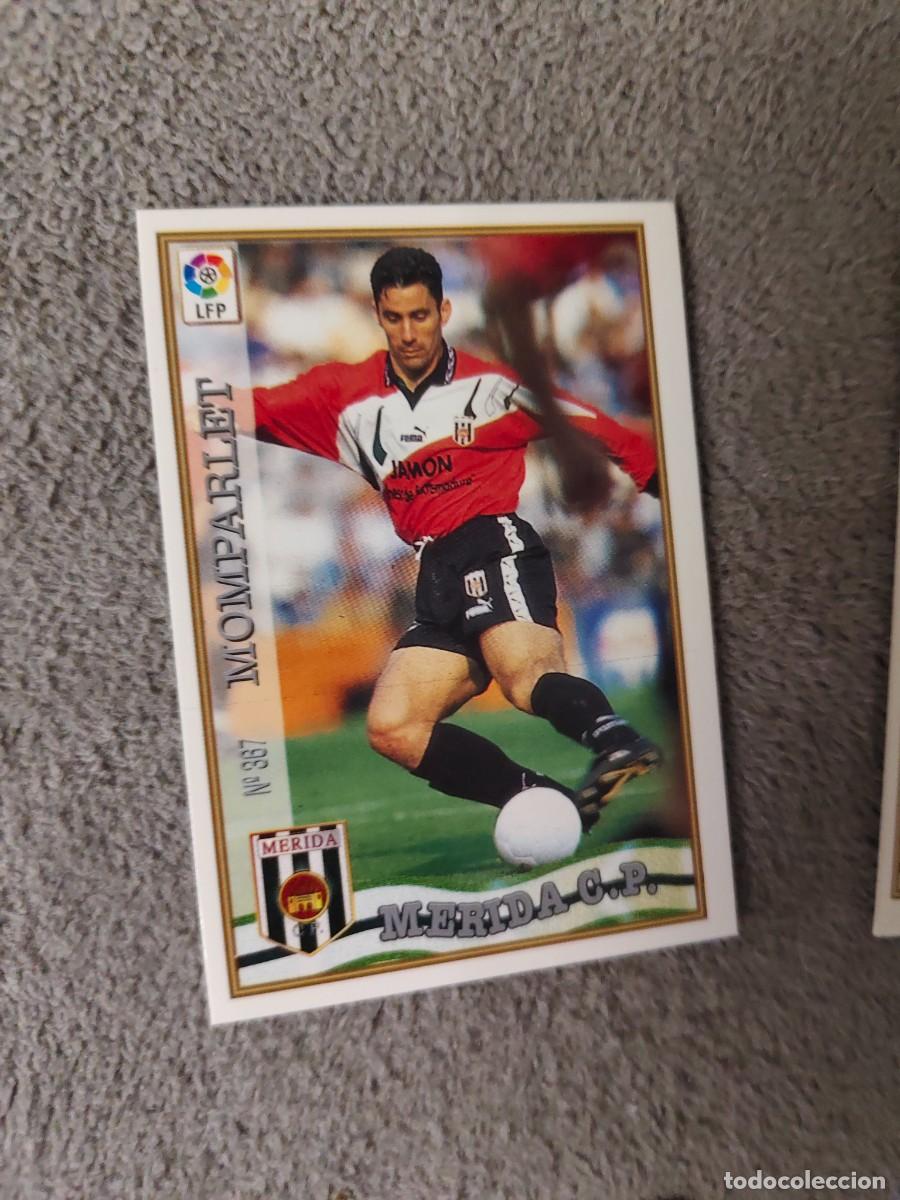 Cromos de f&uacute;tbol: 367. MOMPARLET C.P. M&Eacute;RIDA MUNDICROMO FICHAS 97 98 LIGA 1997 1998 CARD ABB