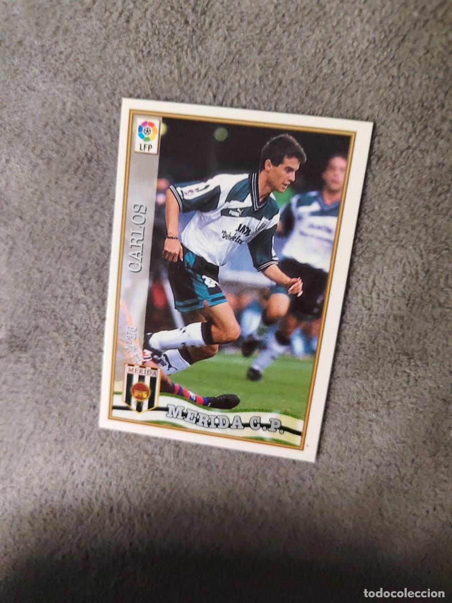 Cromos de Futebol: 376. CARLOS C.P. M&Eacute;RIDA MUNDICROMO FICHAS 97 98 LIGA 1997 1998 CARD ABB