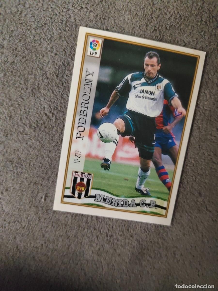 Cromos de Futebol: 377. PODBROZNY C.P. M&Eacute;RIDA MUNDICROMO FICHAS 97 98 LIGA 1997 1998 CARD ABB