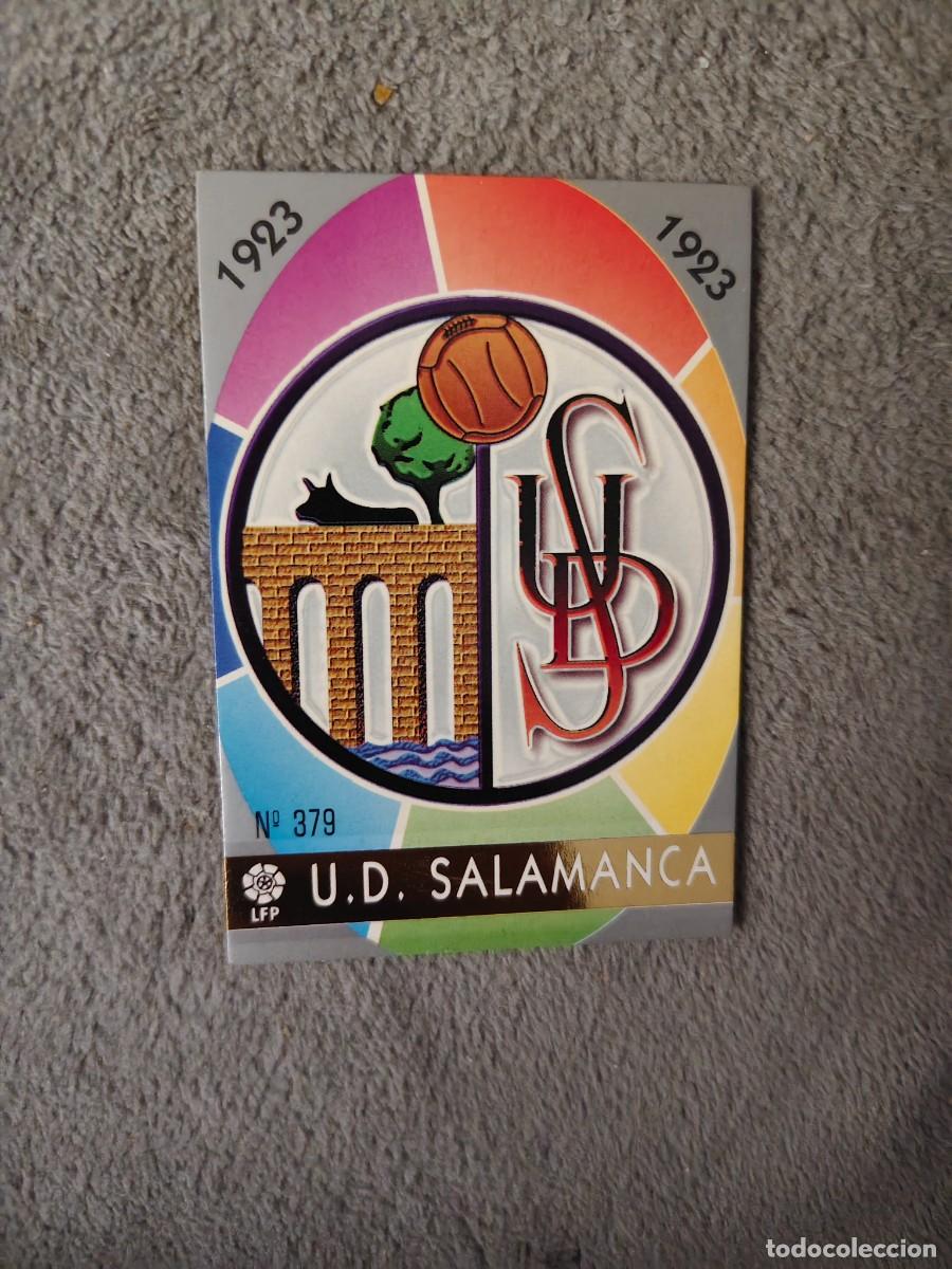 Cromos de Futebol: 379. ESCUDO U.D. SALAMANCA MUNDICROMO FICHAS 97 98 LIGA 1997 1998 CARD ABB