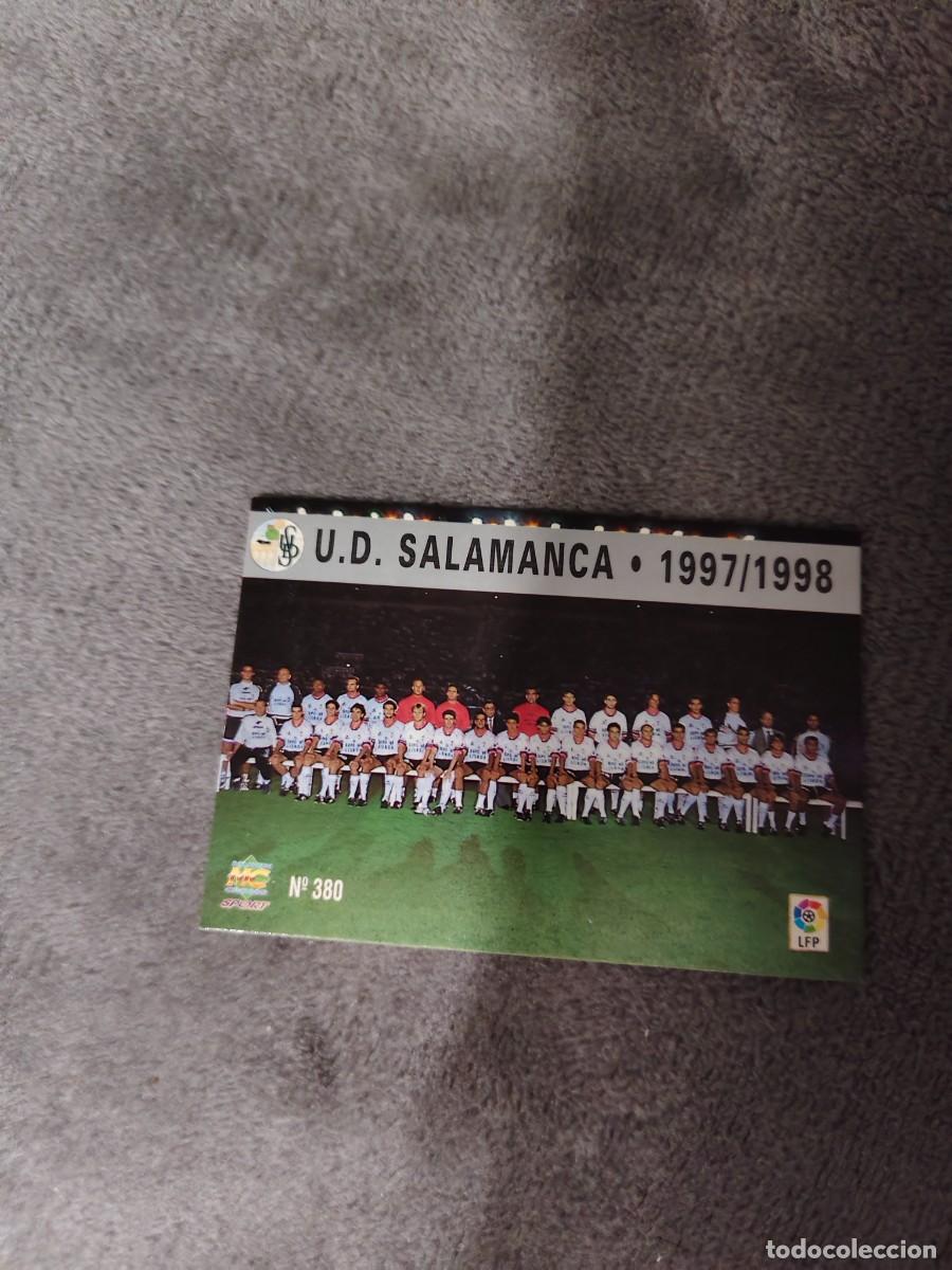 Cromos de f&uacute;tbol: 380. PLANTILLA U.D. SALAMANCA MUNDICROMO FICHAS 97 98 LIGA 1997 1998 CARD ABB