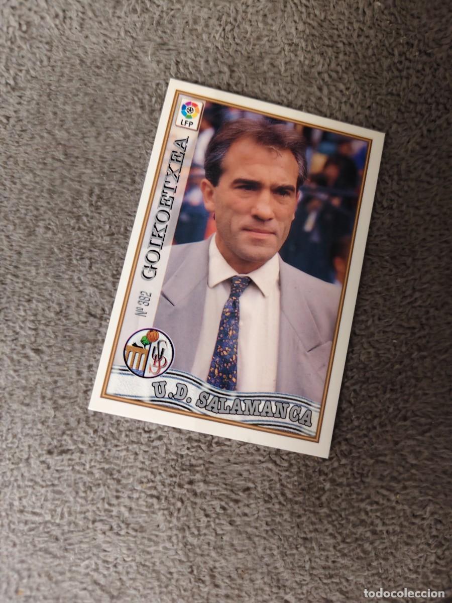 Cromos de f&uacute;tbol: 382. GOICOETXEA U.D. SALAMANCA MUNDICROMO FICHAS 97 98 LIGA 1997 1998 CARD ABB