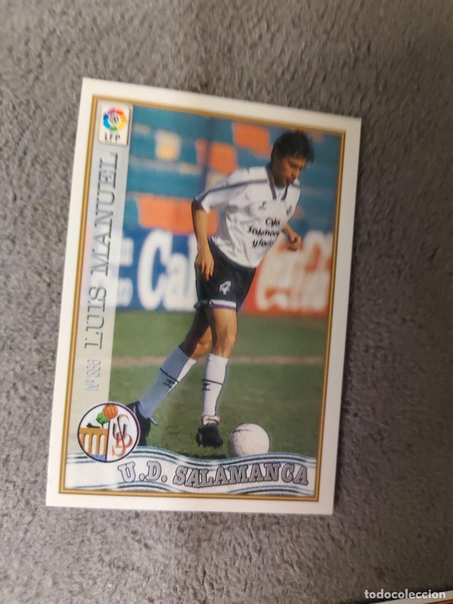 Cromos de f&uacute;tbol: 386. LUIS MANUEL U.D. SALAMANCA MUNDICROMO FICHAS 97 98 LIGA 1997 1998 CARD ABB