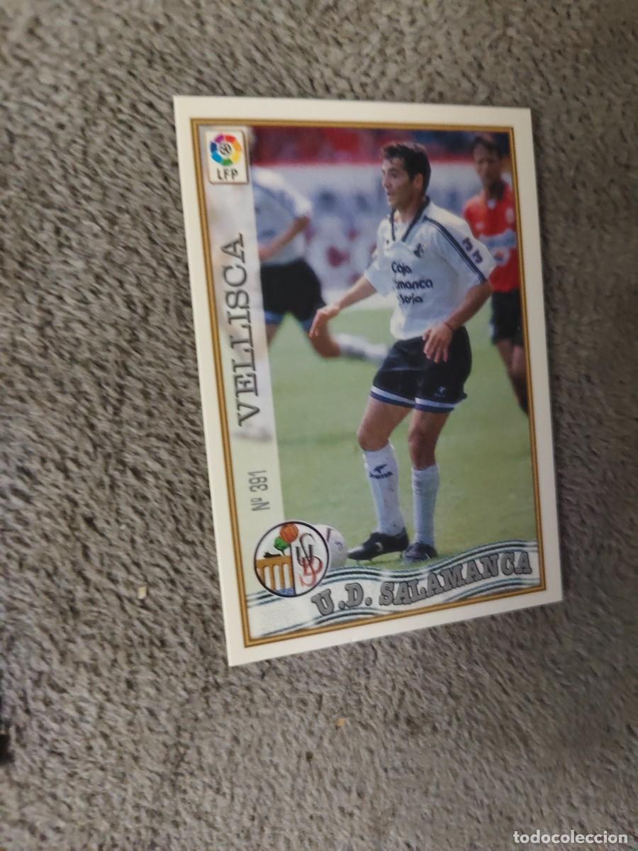 Cromos de f&uacute;tbol: 391. VELLISCA U.D. SALAMANCA MUNDICROMO FICHAS 97 98 LIGA 1997 1998 CARD ABB