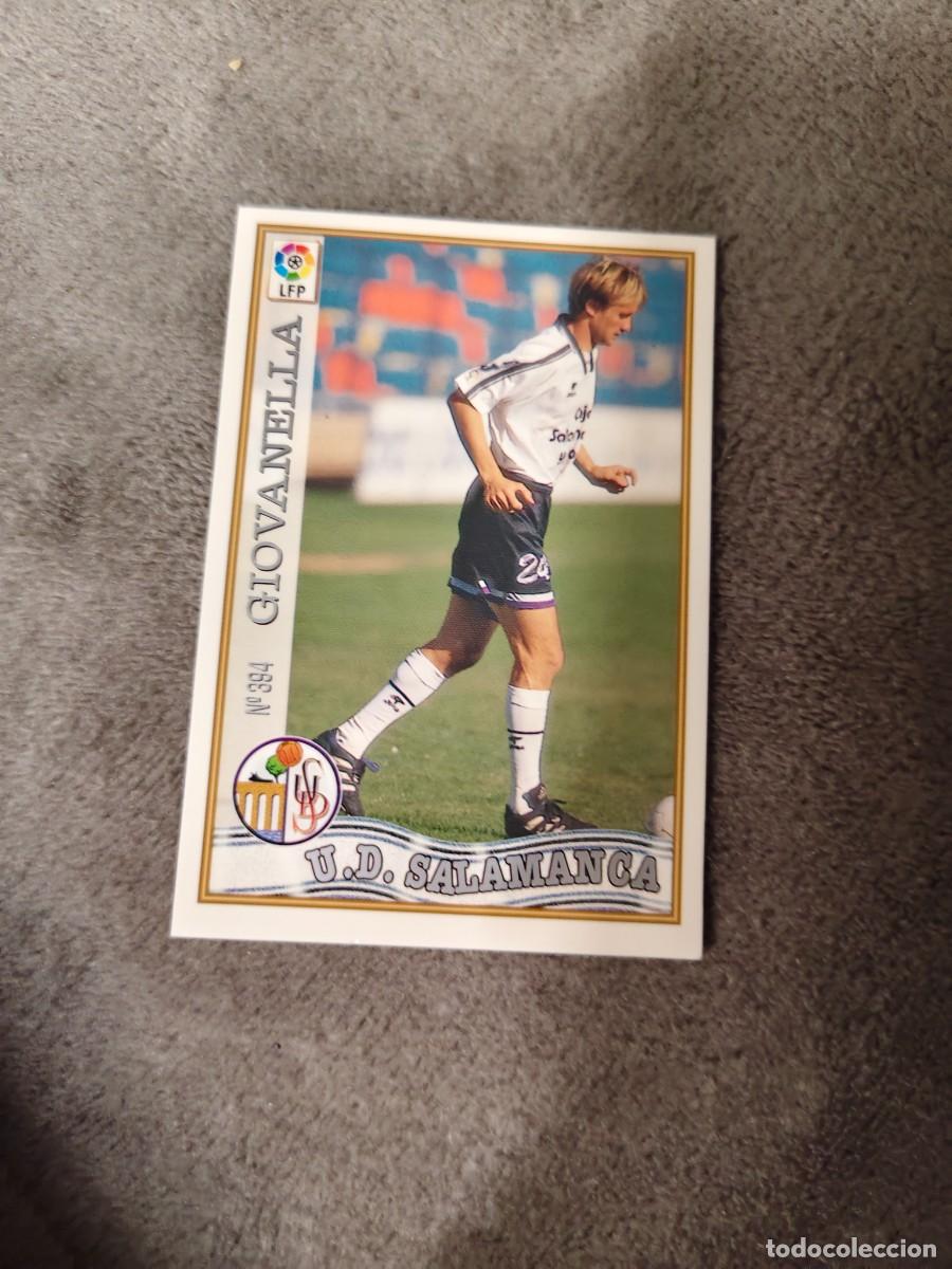 Cromos de f&uacute;tbol: 394. GIOVANELLA U.D. SALAMANCA MUNDICROMO FICHAS 97 98 LIGA 1997 1998 CARD ABB
