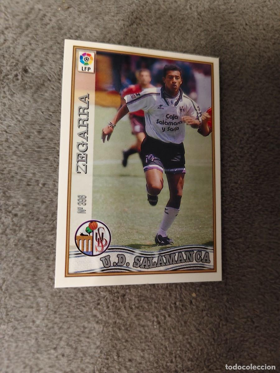 Cromos de f&uacute;tbol: 396. ZEGARRA U.D. SALAMANCA MUNDICROMO FICHAS 97 98 LIGA 1997 1998 CARD ABB