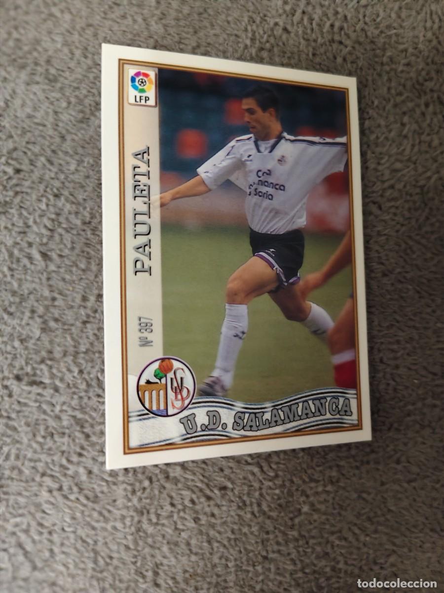 Cromos de f&uacute;tbol: 397. PAULETA U.D. SALAMANCA MUNDICROMO FICHAS 97 98 LIGA 1997 1998 CARD ABB