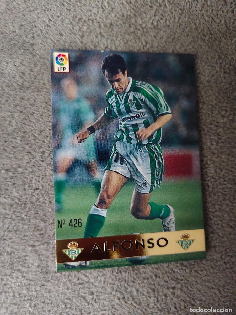 Cromos de f&uacute;tbol: 426. ALFONSO REAL BETIS MUNDICROMO FICHAS 97 98 LIGA 1997 1998 CARD ABB