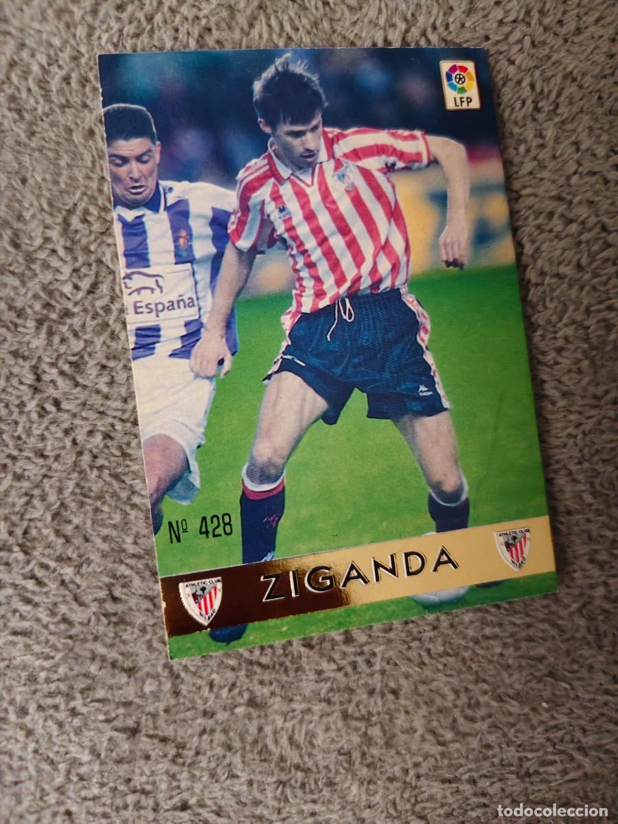 Cromos de f&uacute;tbol: 428. ZIGANDA ATHLETIC CLUB MUNDICROMO FICHAS 97 98 LIGA 1997 1998 CARD ABB
