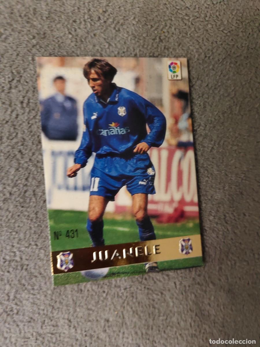 Cromos de f&uacute;tbol: 431. JUANELE C.D. TENERIFE MUNDICROMO FICHAS 97 98 LIGA 1997 1998 CARD ABB