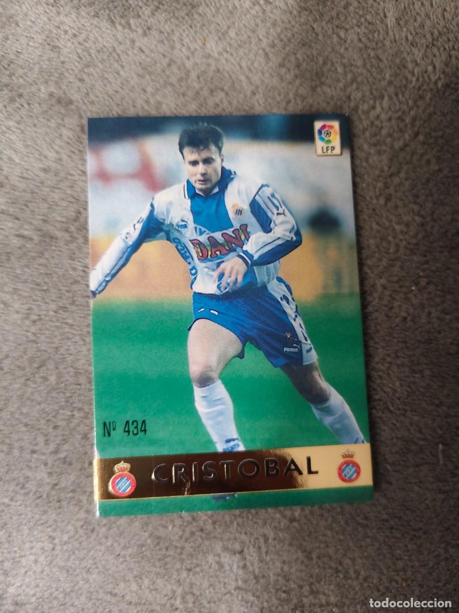 Cromos de f&uacute;tbol: 434. CRIST&Oacute;BAL R.C.D. ESPANYOL MUNDICROMO FICHAS 97 98 LIGA 1997 1998 CARD ABB