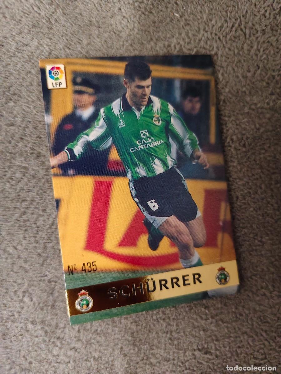 Cromos de f&uacute;tbol: 435. SCH&Uuml;RRER REAL RACING CLUB MUNDICROMO FICHAS 97 98 LIGA 1997 1998 CARD ABB