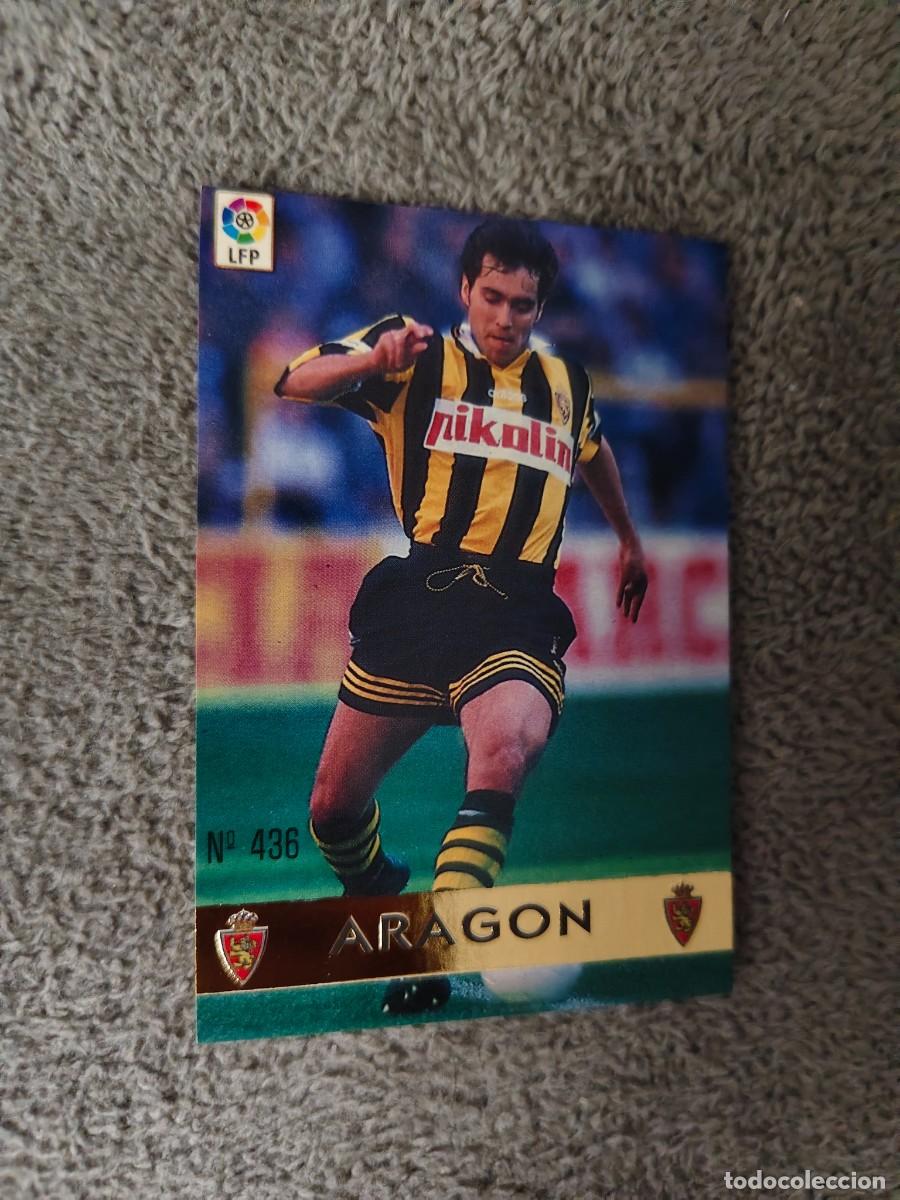 Cromos de Futebol: 436. ARAG&Oacute;N REAL ZARAGOZA MUNDICROMO FICHAS 97 98 LIGA 1997 1998 CARD ABB